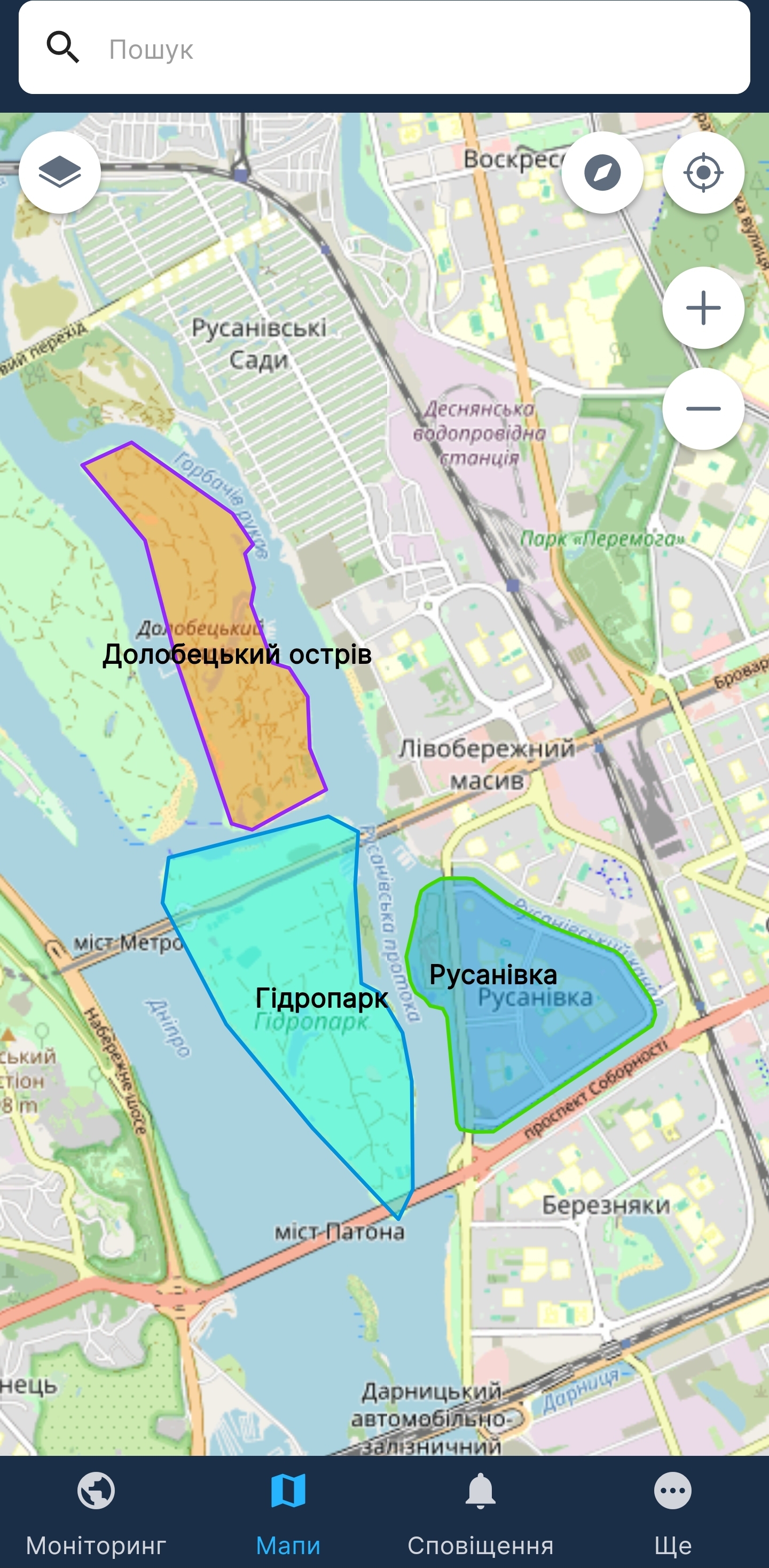 Мобільний застосунок M2M Local