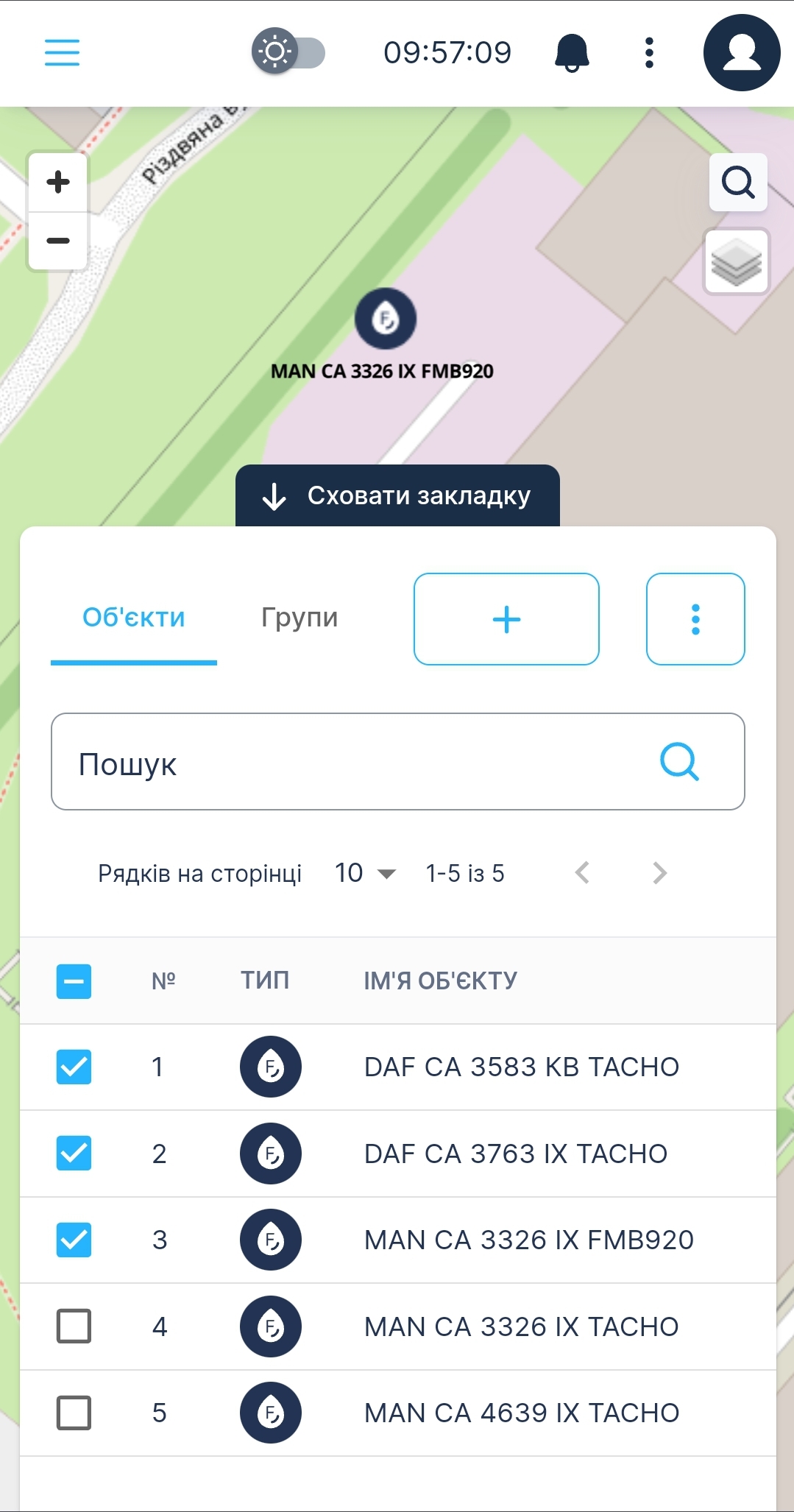 Мобільний застосунок M2M App