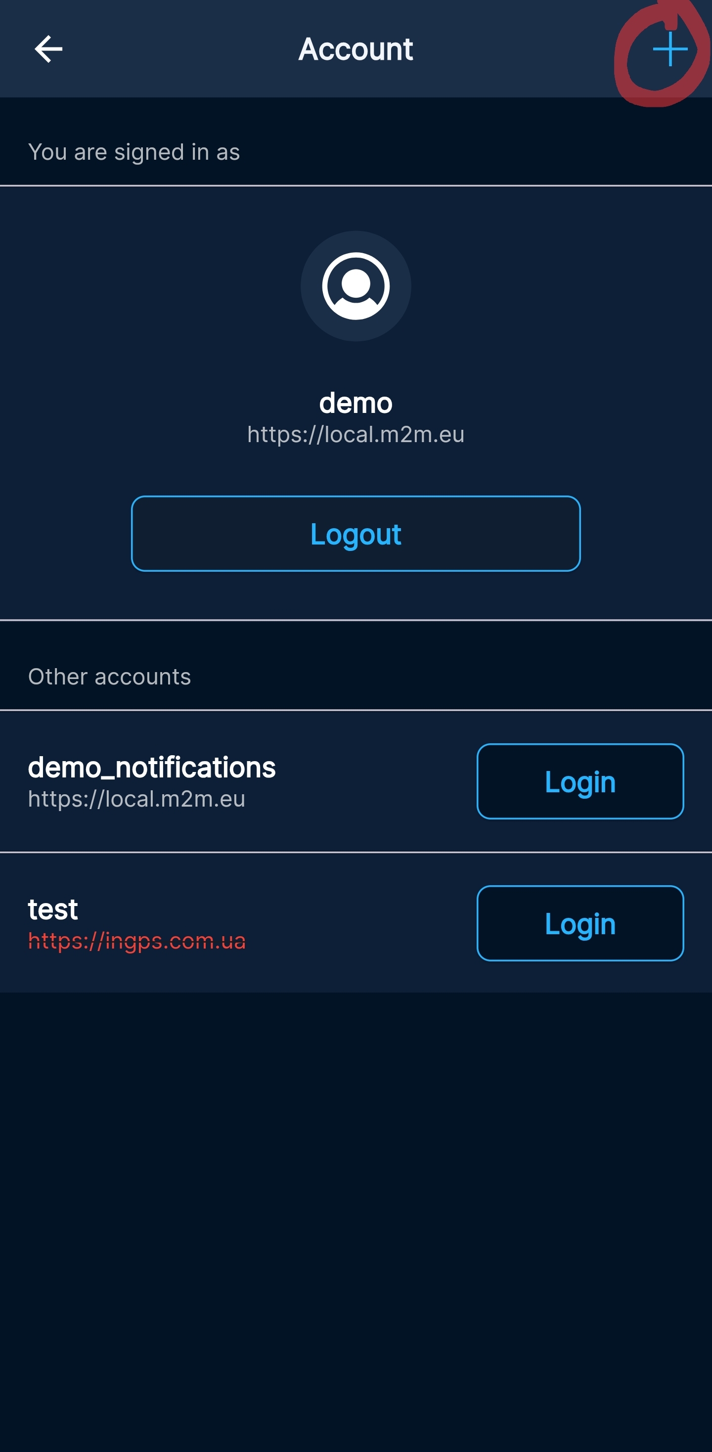 Mobile APP M2M Local