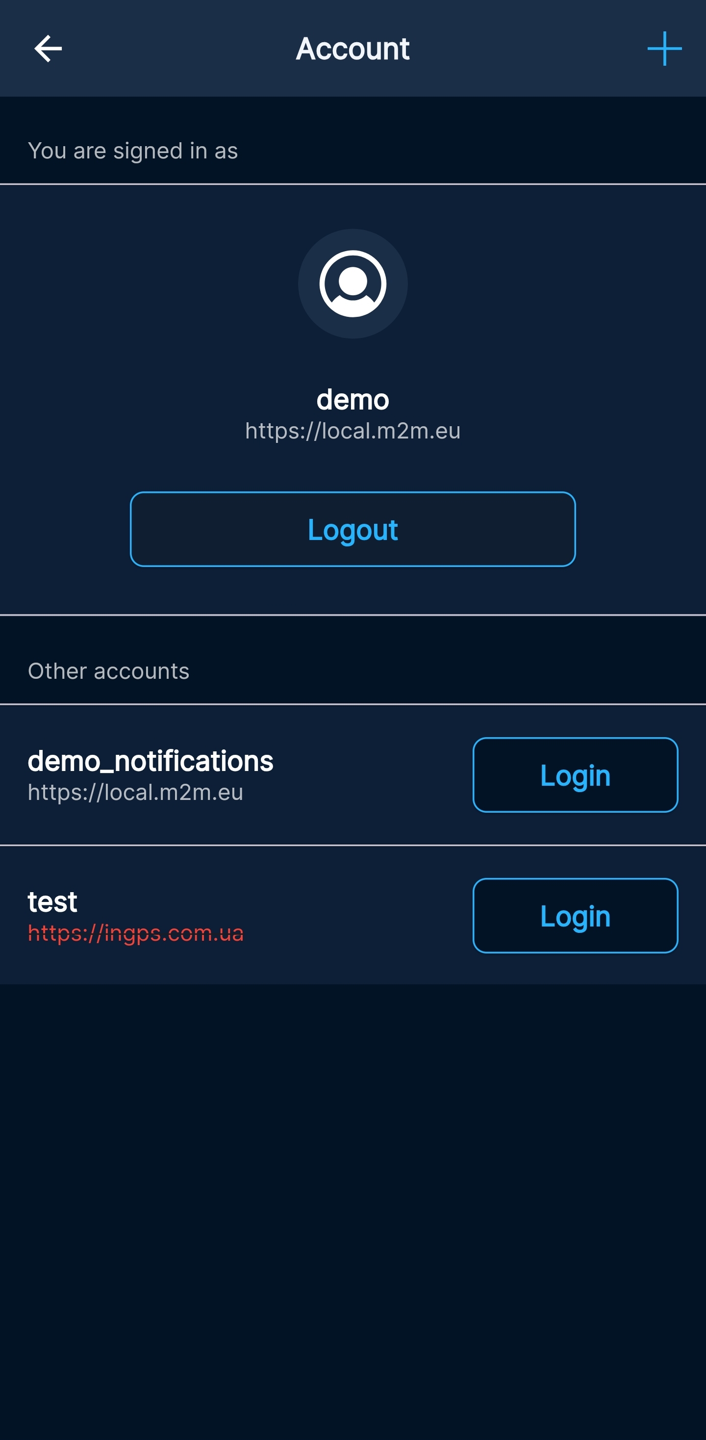 Mobile APP M2M Local