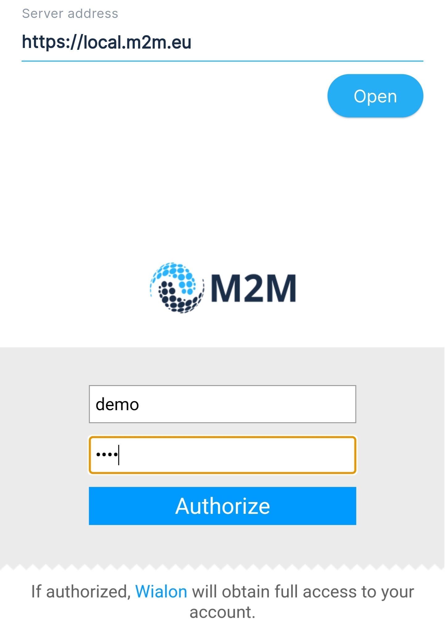 Mobile APP M2M Local